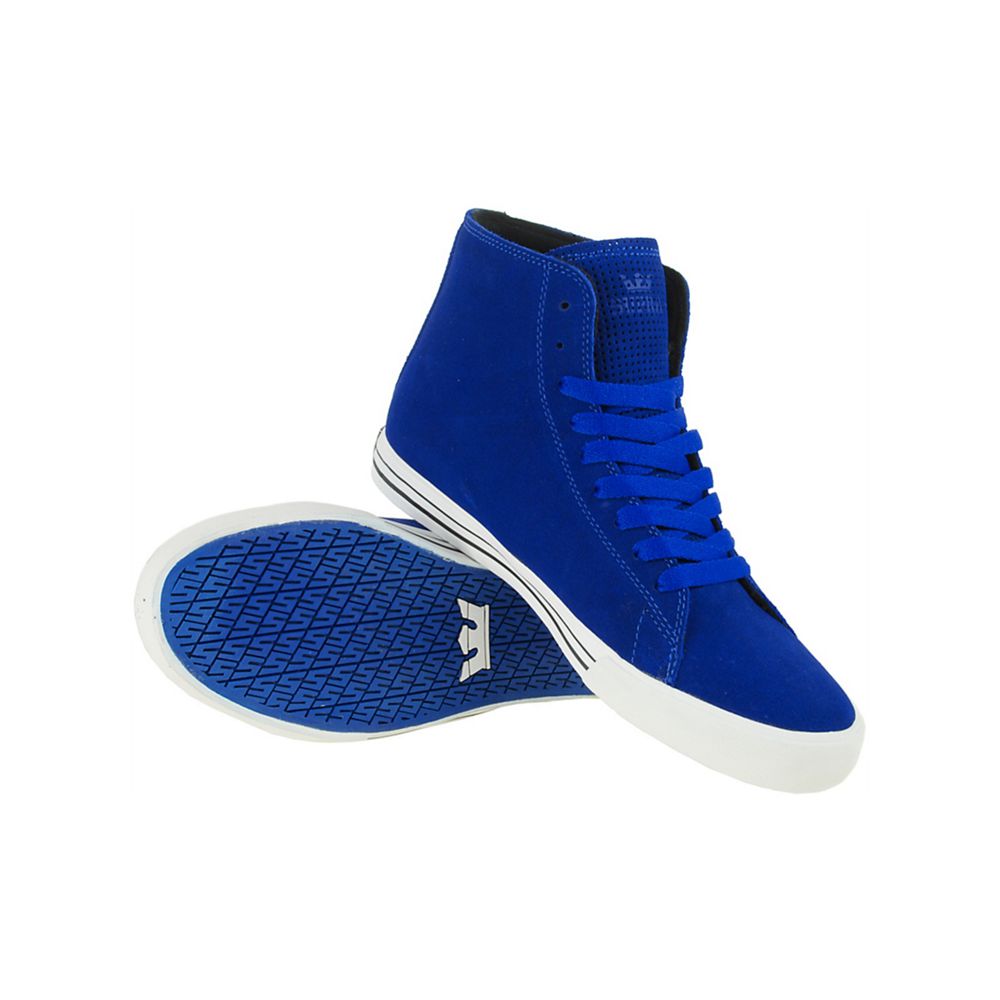 Baskets Montantes Supra Thunder High Bleu Royal Blue Homme | LPY-07708108